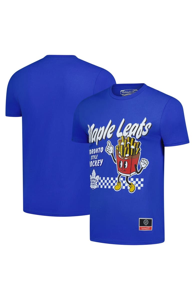 Mitchell & Ness Men's Mitchell & Ness Blue Toronto Maple Leafs Local Food T-Shirt, Main, color, 