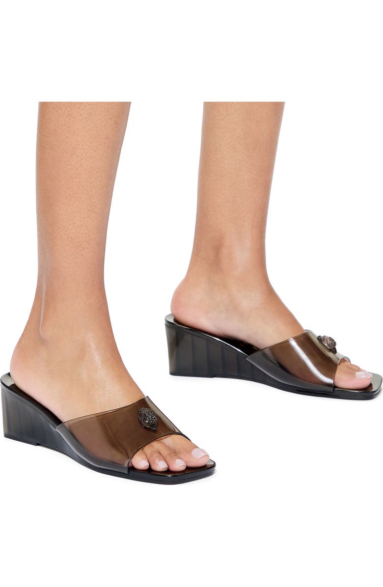 Kurt Geiger London Maddison Wedge Sandal, Alternate, color, Black