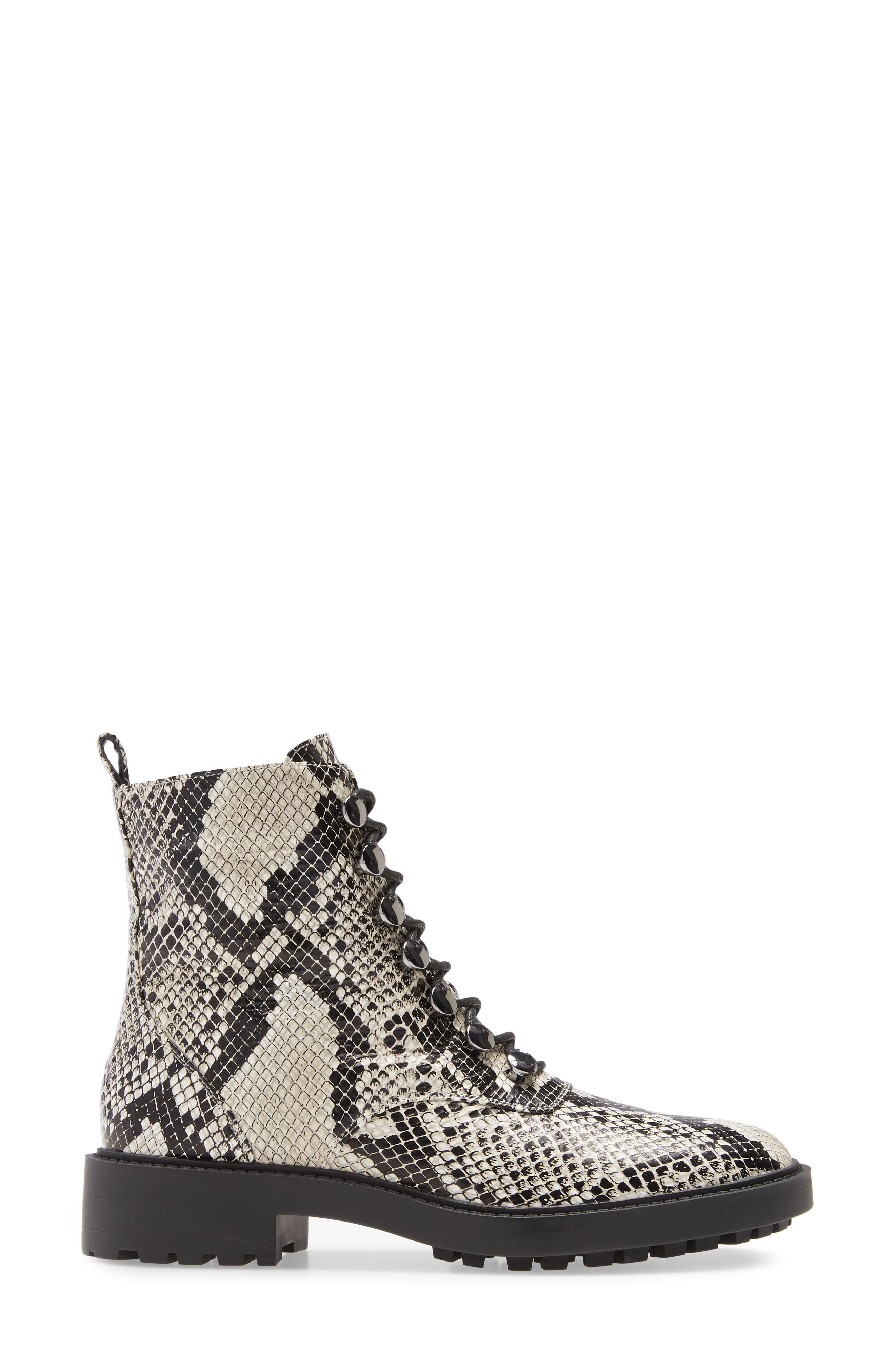 Linea Paolo Trinity Boot, Alternate, color, Crm/Blk