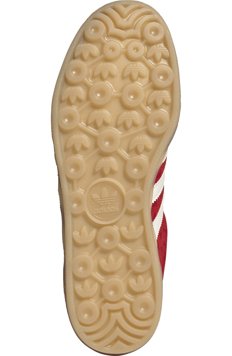 adidas Gazelle Indoor Sneaker, Alternate, color, Scarlet/ Core White/ Gum 3