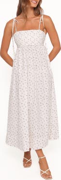 Petal & Pup Ashtyn Pleated Bodice Maxi Sundress
