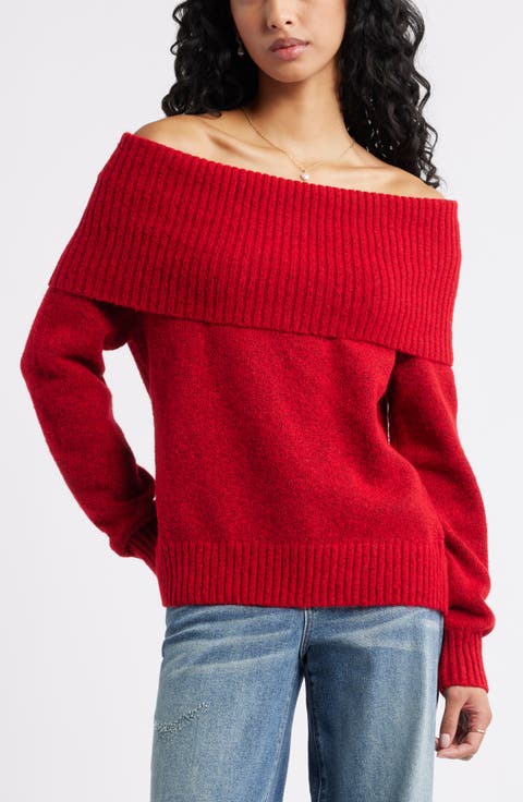 Off the Shoulder Sweater