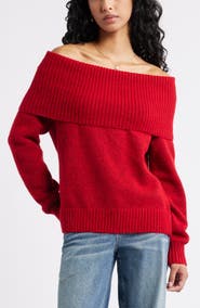 BP. Off the Shoulder Sweater
