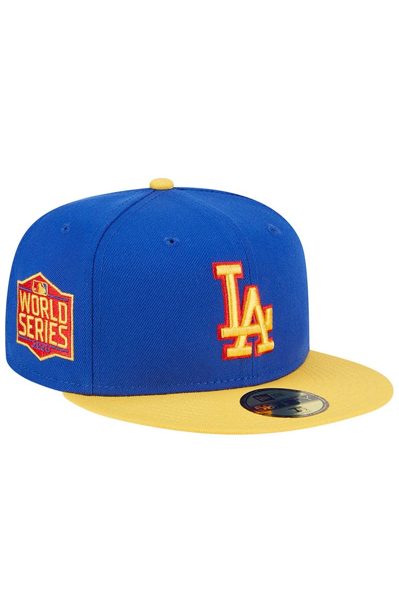 New Era Men's New Era Royal/Yellow Los Angeles Dodgers Empire 59FIFTY Fitted Hat, Main, color, Royal