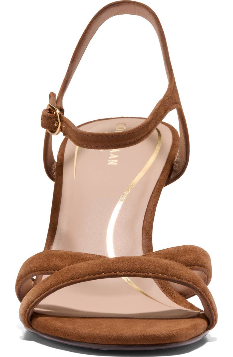 Cole Haan Constantina Ankle Strap Sandal, Alternate, color, Tobacco Suede