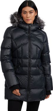 Pajar Women's Ares Fixed Hood Puffer with Fixed Bib