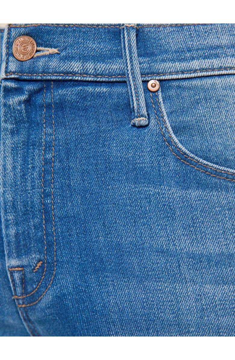 MOTHER The Weekend Fray Hem Flare Jeans, Alternate, color, No Promises