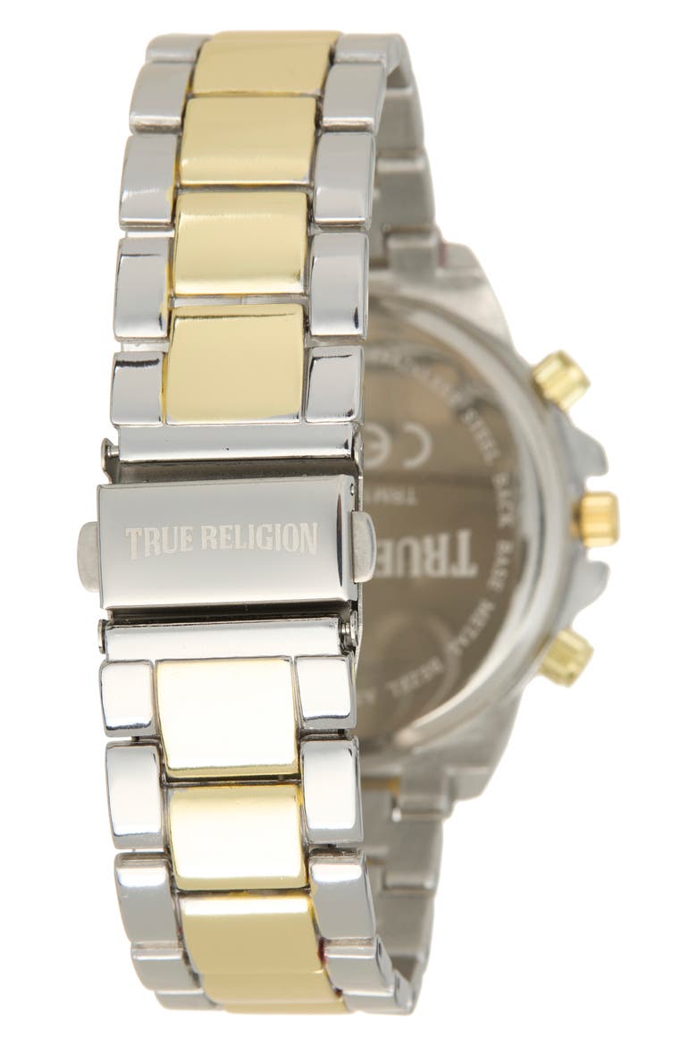 Chronograph Bracelet Watch, 43mm, Alternate, color, BROWN/ TWO TONE