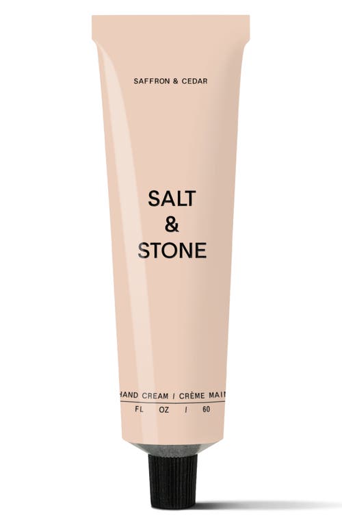 Salt & Stone Hand Cream In Saffron & Cedar