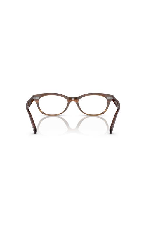 Oliver Peoples 51mm Square Optical Glasses In Multi