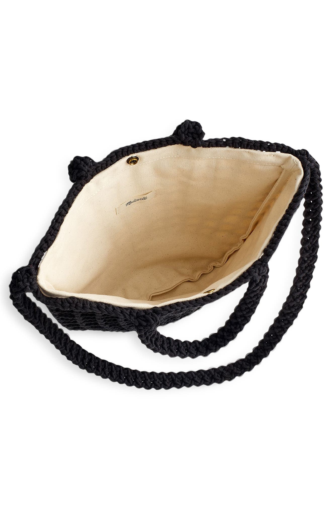 Madewell The Crocheted Shoulder Bag, Alternate, color, 