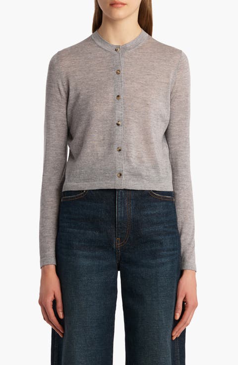 Brieta Merino Wool Blend Cardigan