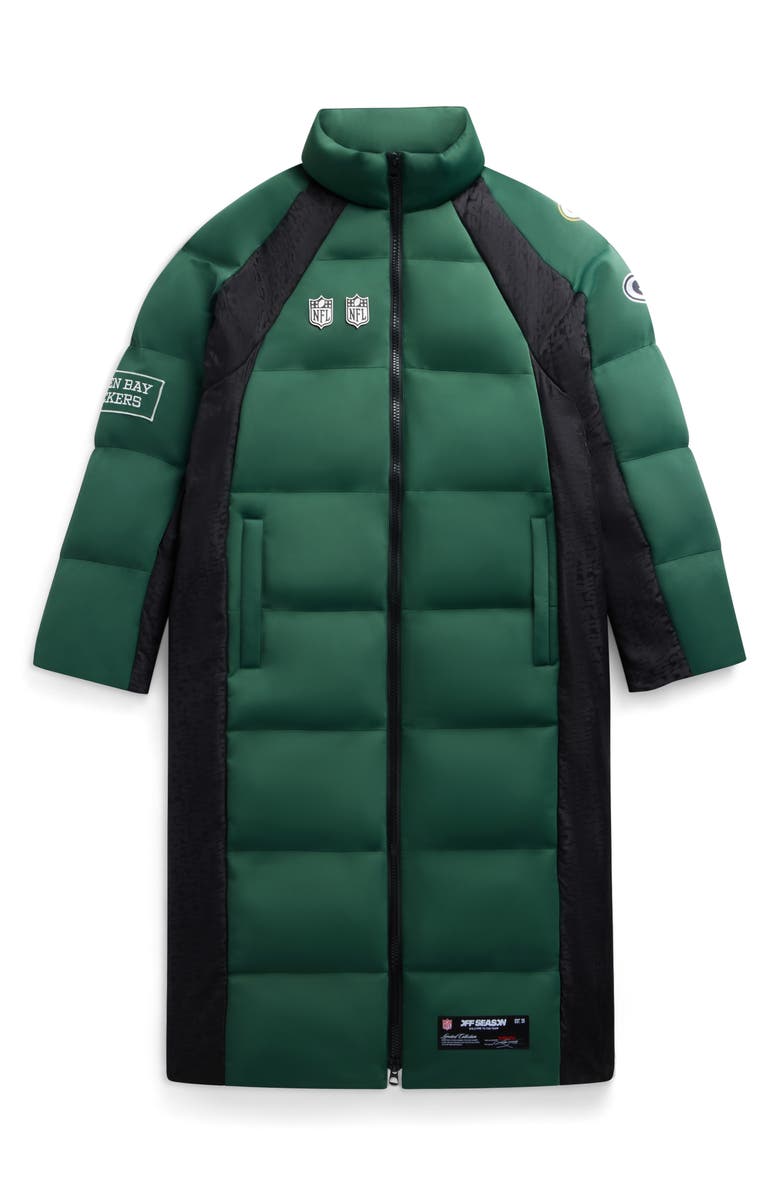 Off Season Unisex Team Long Coat, Main, color, Packers