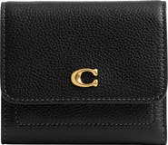 COACH Essential Polished Pebble Leather Wallet