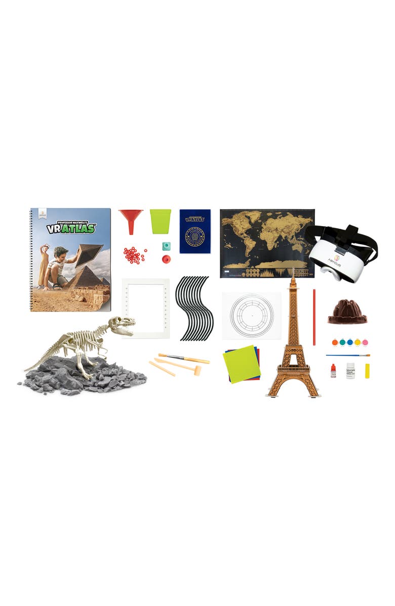 ABACUS Brands Professor Maxwell's<sup>®</sup> VR Atlas<sup>™</sup> 30-Piece Science Kit, Main, color, 