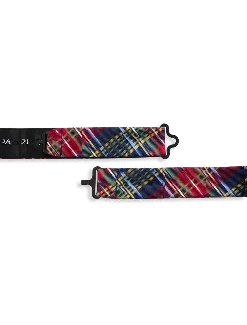 Synrgy By Dxl Big & Tall Holiday Plaid Bow Tie In Pink