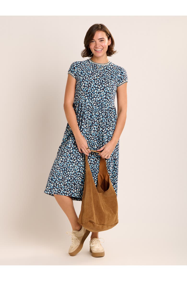 Alexia Midi Dress, Alternate, color, Navy