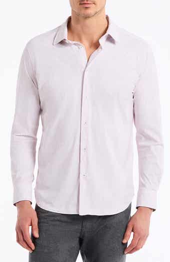 Thurston Paisley Knit Button-Up Shirt