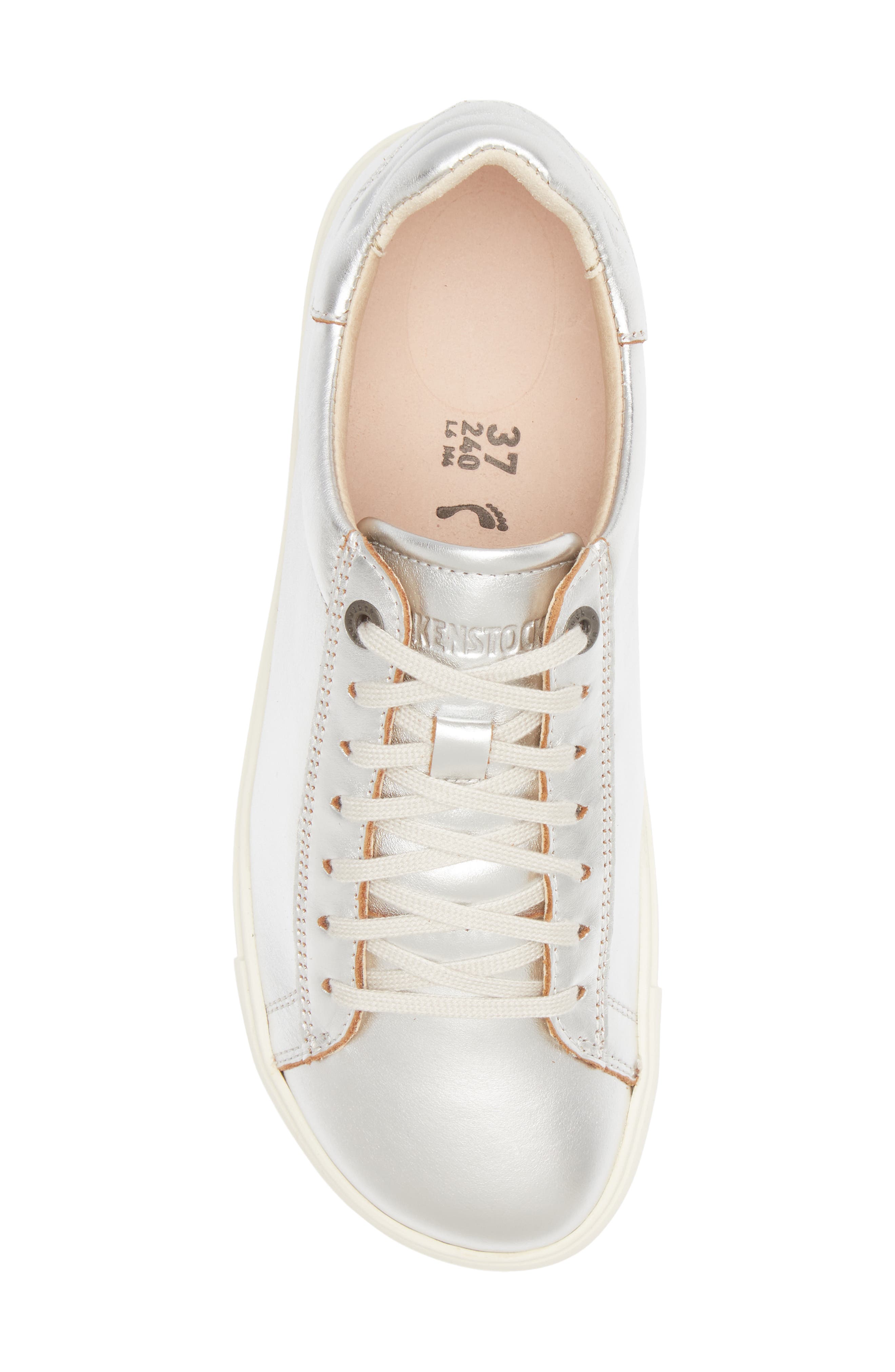 Bend Low Top Sneaker, Alternate, color, SILVER METALLIC