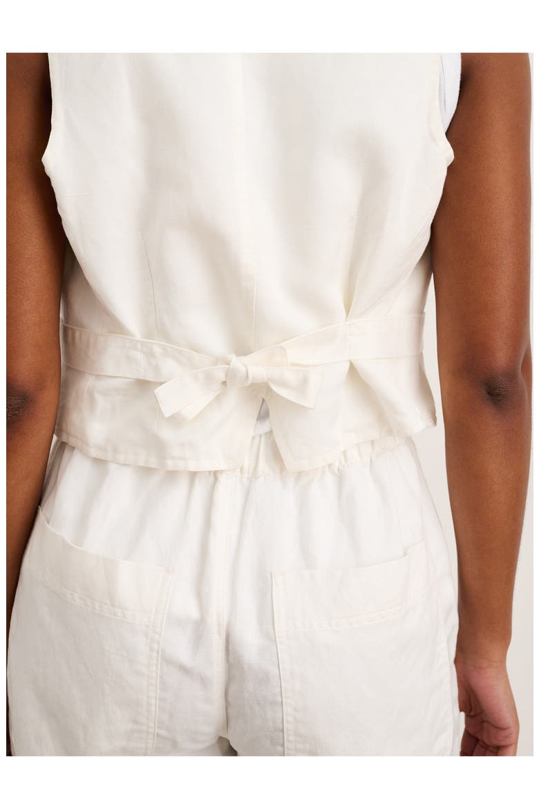The Non-Suit Vest, Alternate, color, ECRU