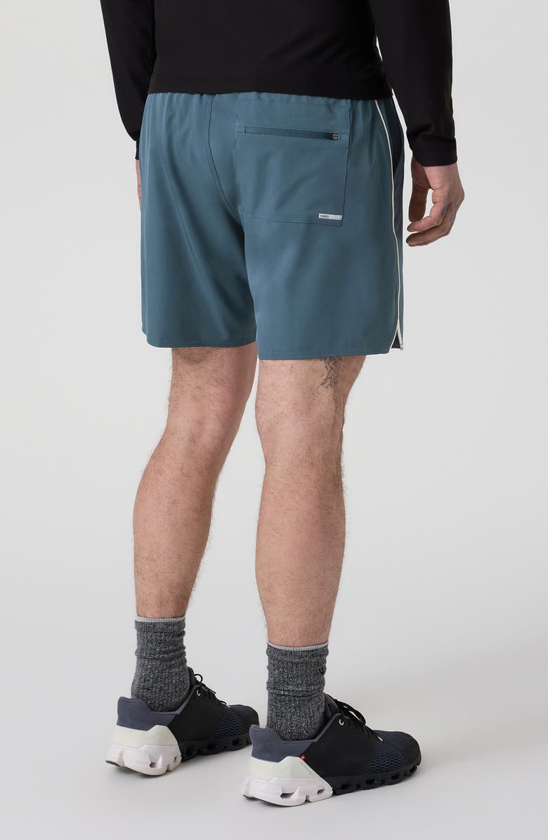 Vuori 2.0 Trail Shorts, Alternate, color, Pacific/ Heather Grey