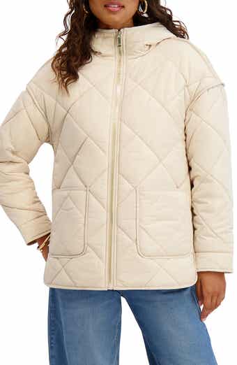 Kensie Water Repellent Diamond Quilted Jacket