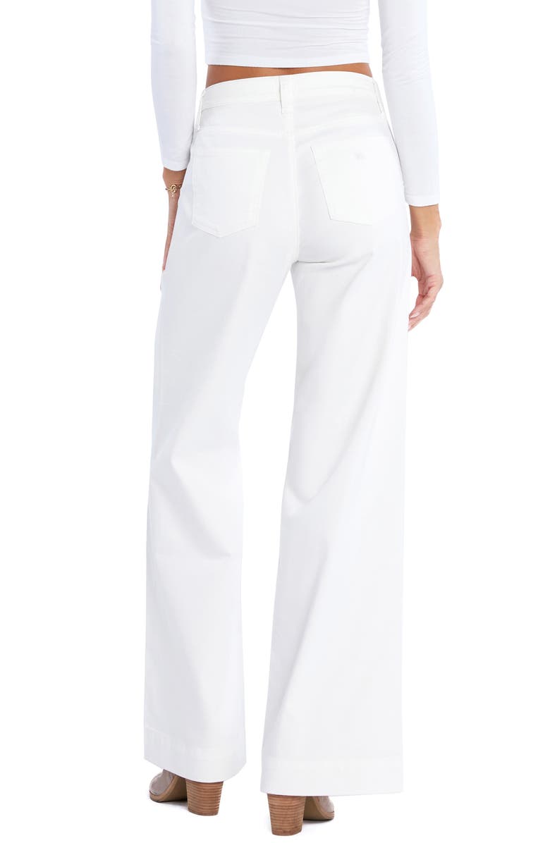 Wash Lab Denim Elodie Wide Leg Carpenter Jeans, Alternate, color, Creme