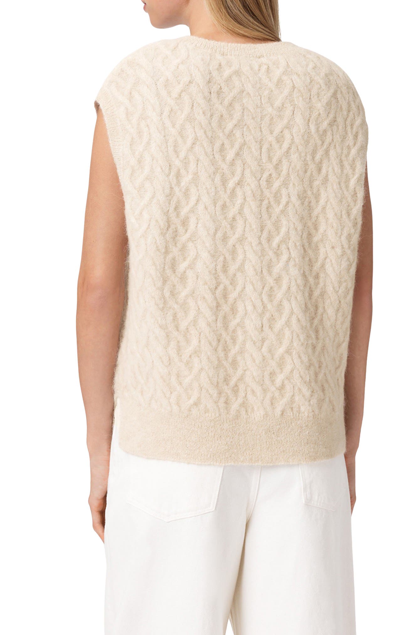 Sirius Cable Alpaca Blend Sweater Vest - image 2