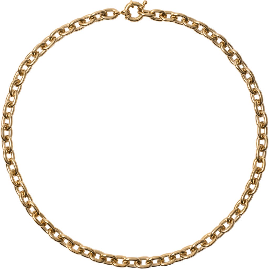 Burberry Charm Chain Necklace In Gold