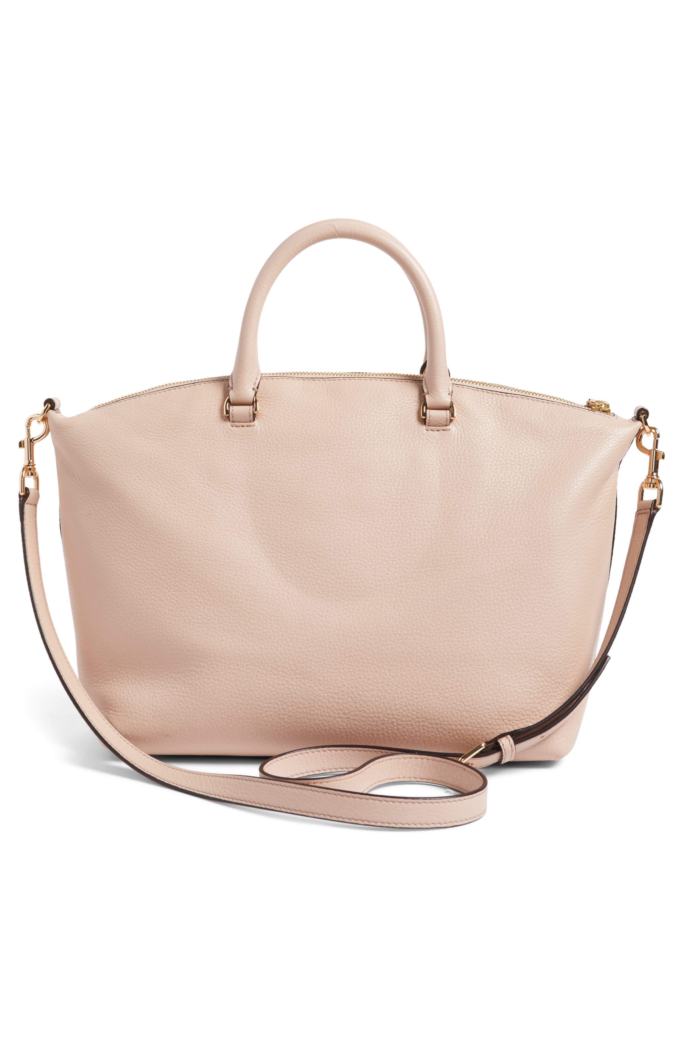 Tory Burch Frida Leather Satchel, Alternate, color, 