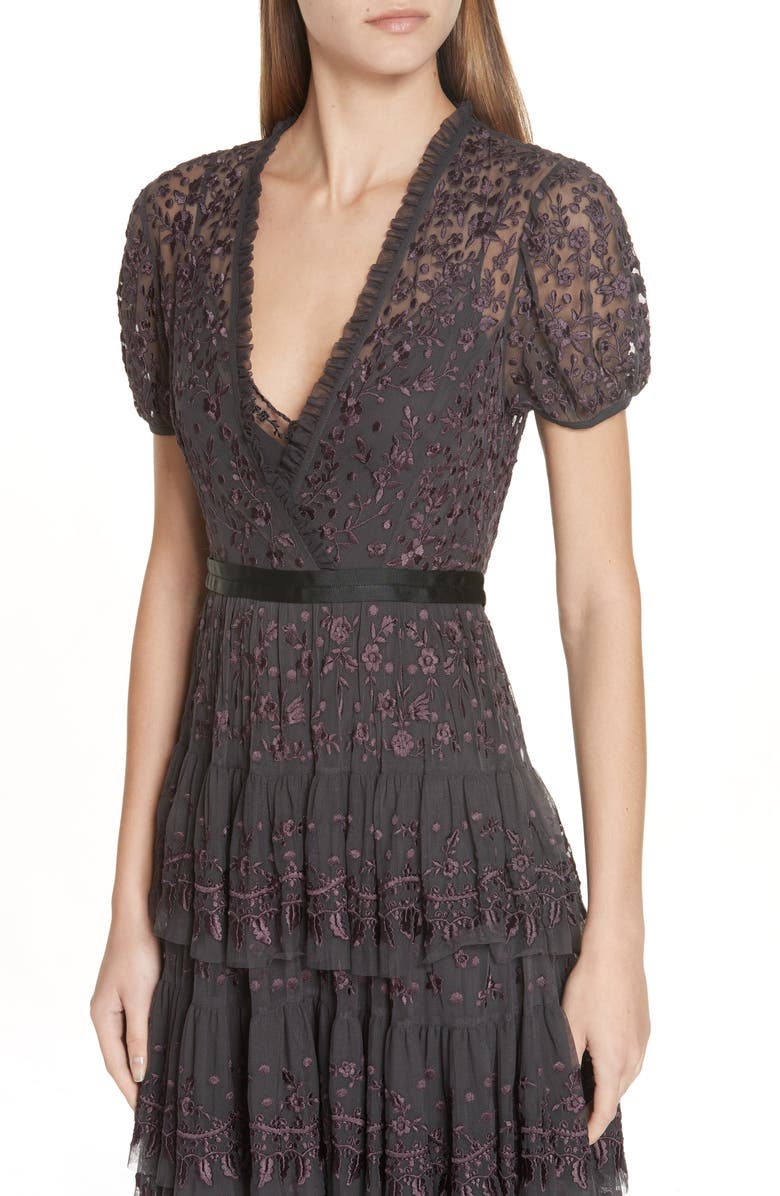Needle & Thread Layered Lace Dress, Alternate, color, 