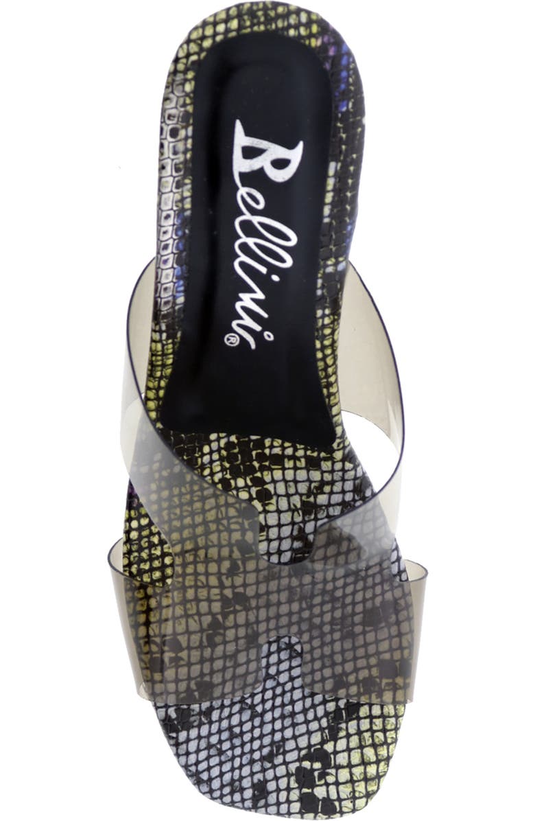 BELLINI Faze Transparent Block Heel Sandal, Alternate, color, Black