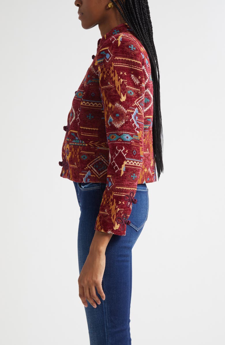 L'AGENCE Asha Tapestry Jacquard Jacket, Alternate, color, Geometric Tapestry
