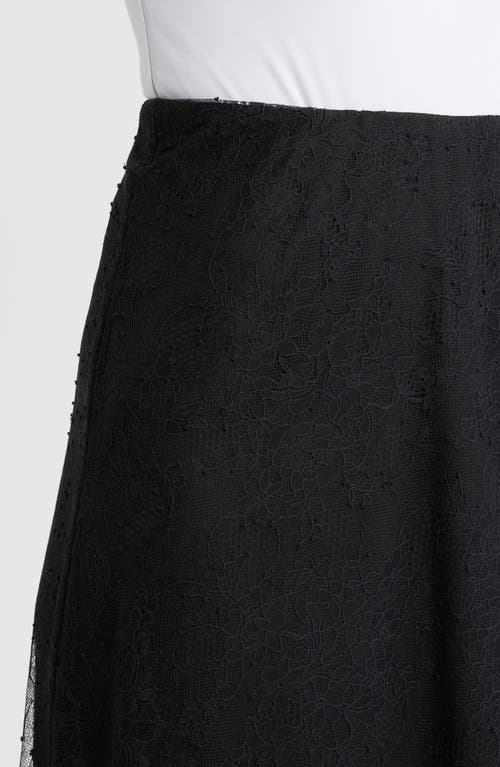 Anne Klein Lace A-line Skirt In Gray