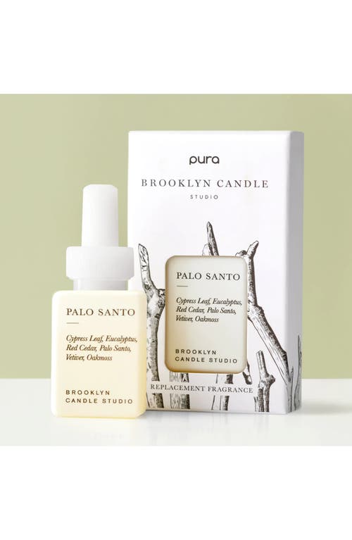Pura X Brooklyn Candle Studio Palo Santo Smart Fragrance Diffuser Refill In Palo Santo