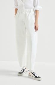Brunello Cucinelli Ergonomic track trousers