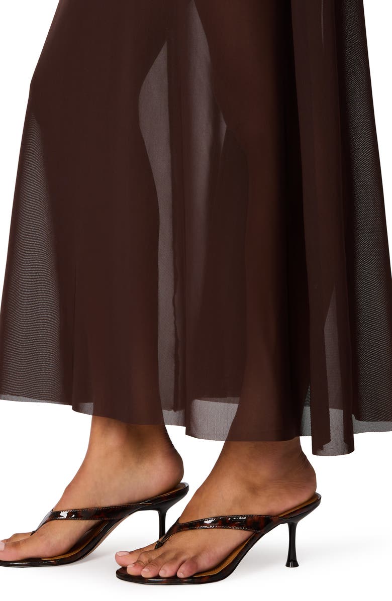 Steve Madden Sharlene Sleeveless Maxi Dress, Alternate, color, Chicory Coffee