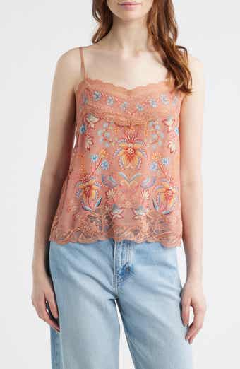 Mocha Ties Lace Camisole