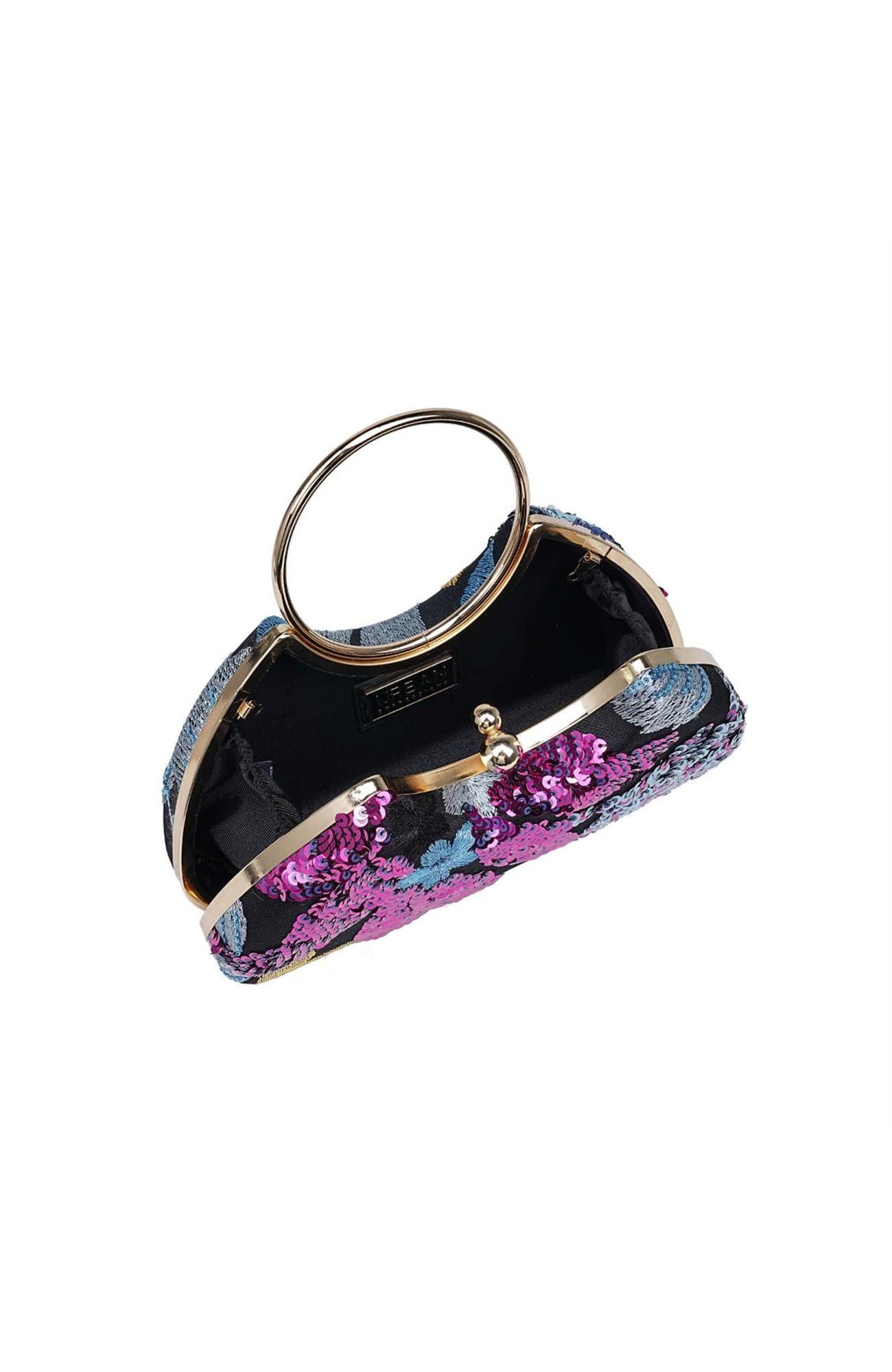 Phoebe Evening Bag, Alternate, color, Black Multi