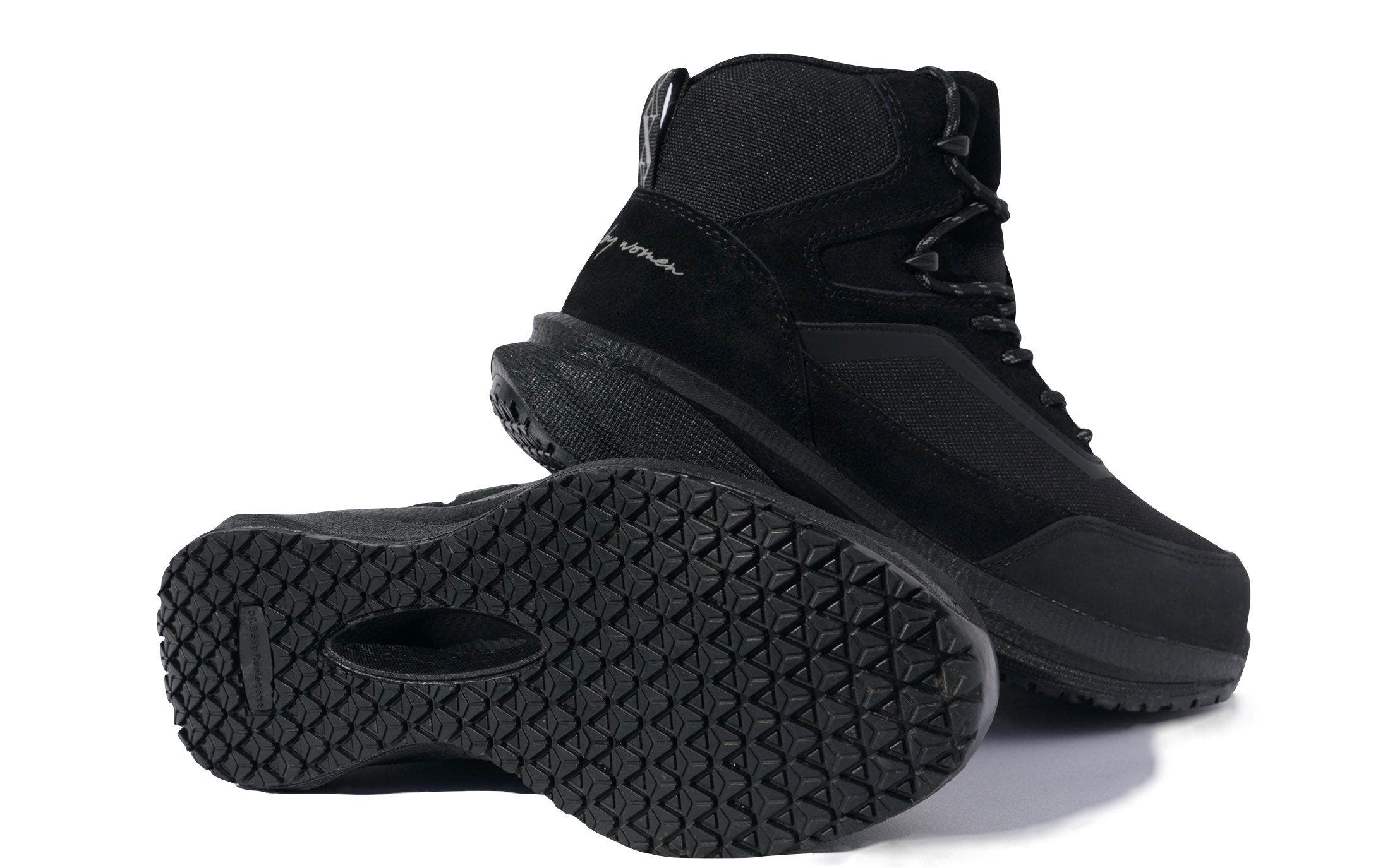 Xena Workwear Luna Composite Toe High Top Safety Boot, Alternate, color, Cosmic Black