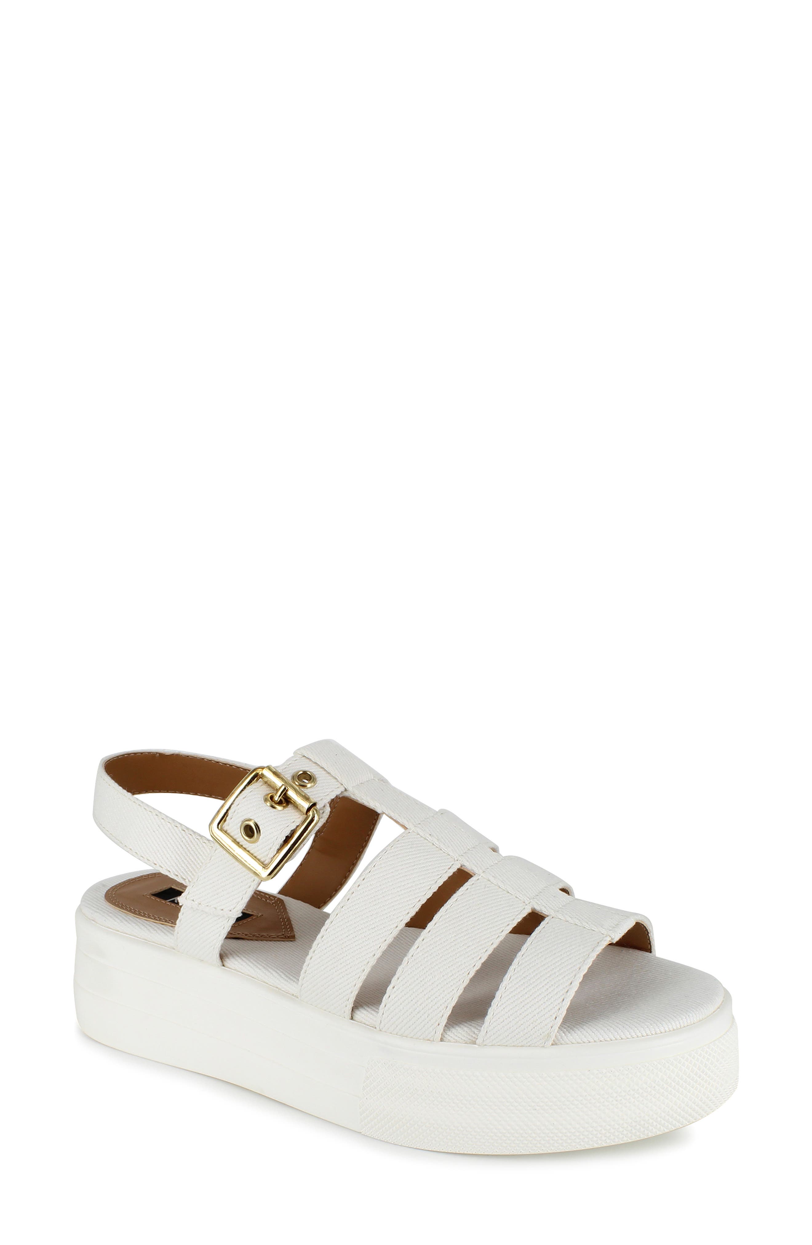 Rexton Slingback Sandal, Main, color, WHITE