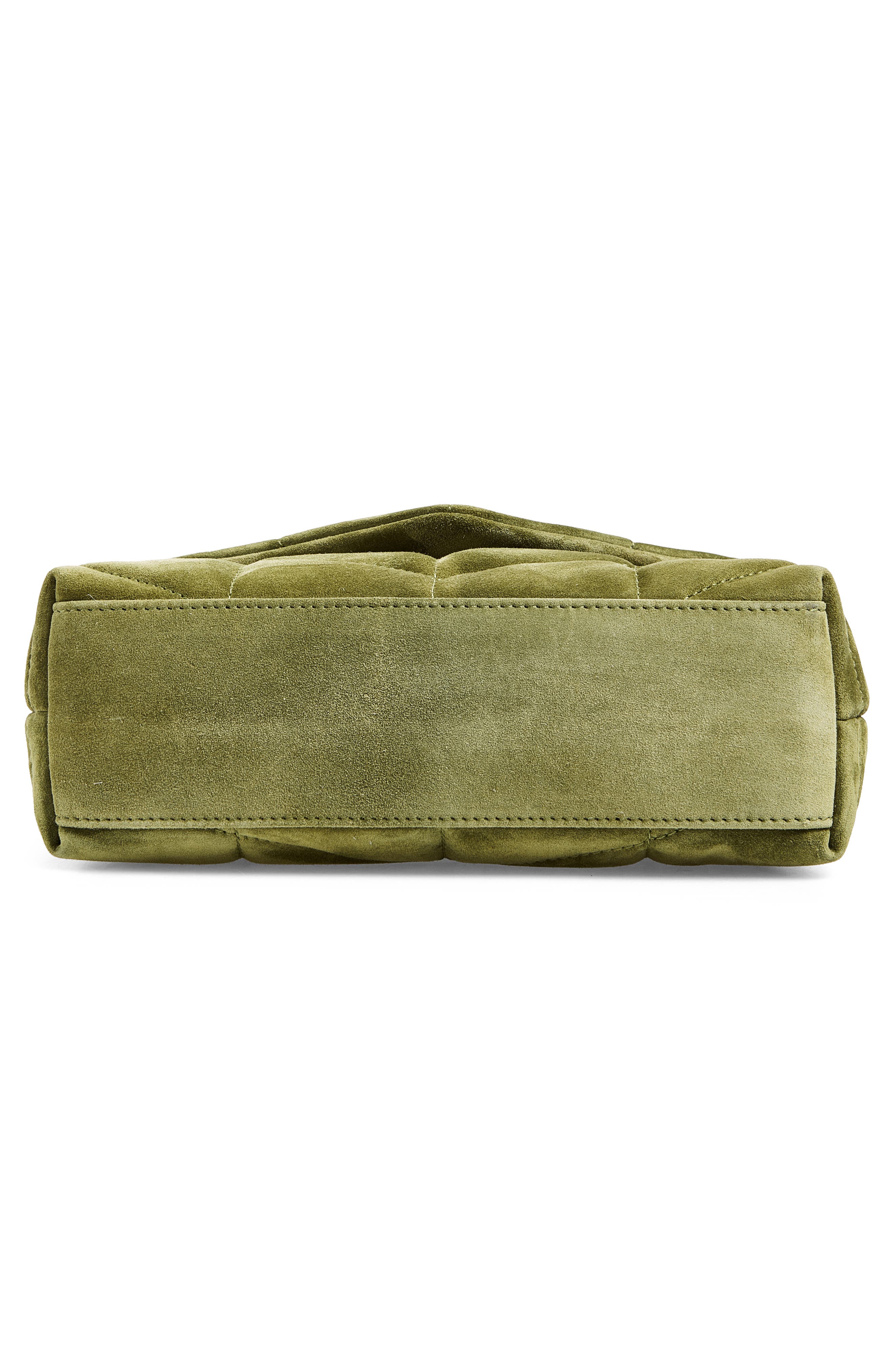 Puffer Toy Suede Crossbody Bag, Alternate, color, JUNIPER
