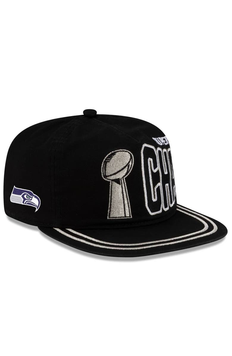 New Era Men's New Era  Black Seattle Seahawks Super Bowl LX Champions Parade 19TWENTY Adjustable Hat, Alternate, color, Black