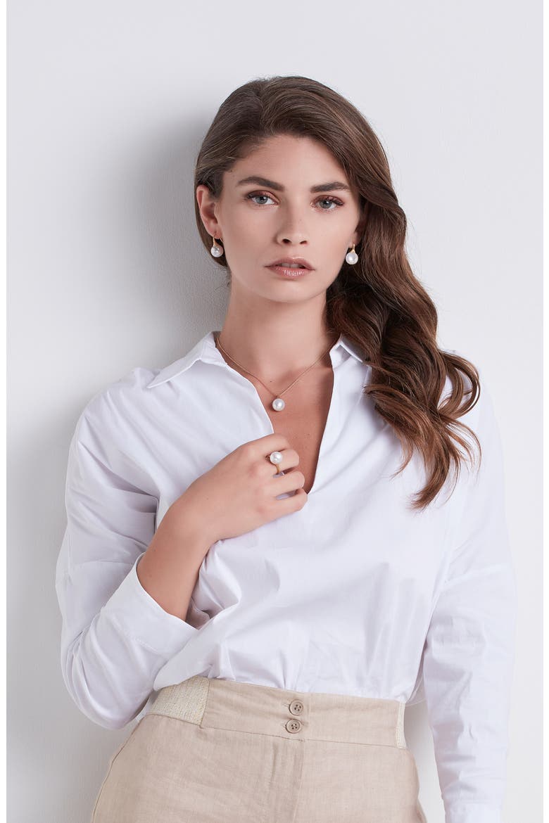 Africa Boule Pearl Ring, Alternate, color, PEARL/ YELLOW GOLD