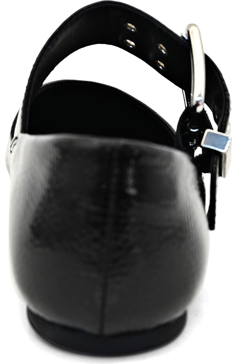 Kenneth Cole Marcella Mary Jane Flat, Alternate, color, Black Patent
