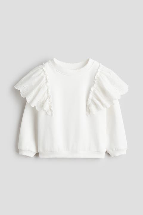 Frill-trimmed Sweatshirt