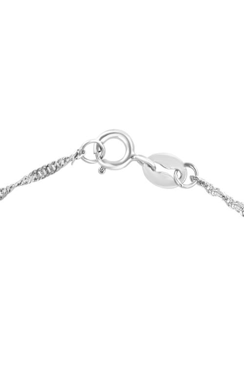 Effy Sterling Silver 7mm Pink Freshwater Pearl Station Bracelet In Metallic