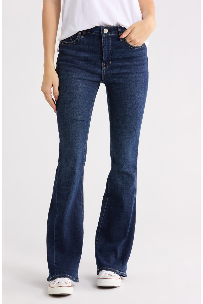 Generation High Waist Flare Jeans, Main, color, LONDON