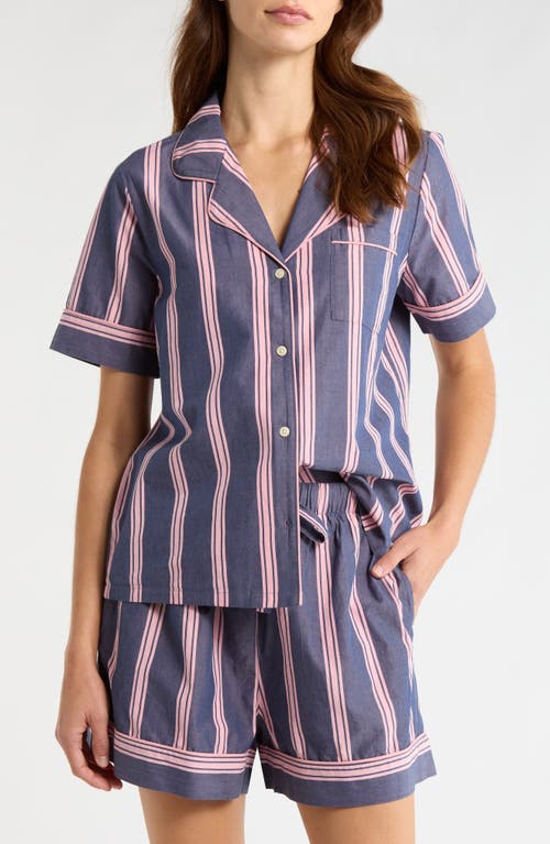 Nordstrom Classic Short Cotton Pajamas In Blue