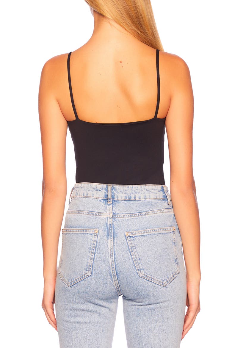 Essential V-Neck Camisole, Alternate, color, BLACK